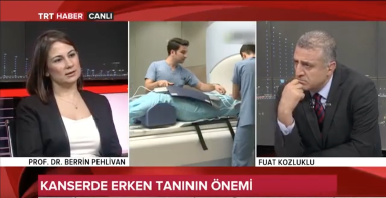 BAU Öğr. Prof. Doktor Berrin Pehlivan TRT Haber’de Kanser Haftası için Konuşuyor